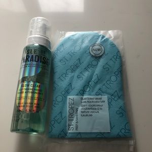 Isle of Paradise self tanner and applicator mitt